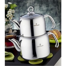 UltraMint Şık Mini Boy Paslanmaz Çaydanlık, Pratik ve Dayanıklı Tasarım