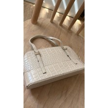 Legend Aksesuar Kadın Kroko Desen Deri Çapraz El ve Omuz Çantası