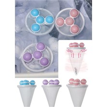 Munico 3 Adet Tüy Yakalayıcı Filtre Örgü Poşet Temizleme Topu Torbası Kirli Toplayıcı Çamaşır Makinesi Topu