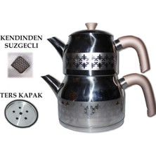 UltraMint Şeffaf Saten Kaplama Çaydanlık, Zarif ve Dayanıklı Tasarım