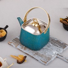 UltraMint Green Kare Bitki Çayı Demliği 1,25 Lt, Şık ve Kullanışlı Tasarım