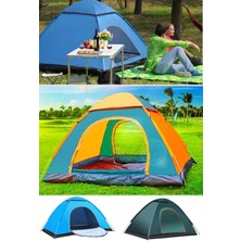 Munico Ultra Kamp Büyük Boy 3 Kişilik 10 Saniyede Kurulum Waterproof Çadır Otomatik Kurulum Kapı Sineklikli