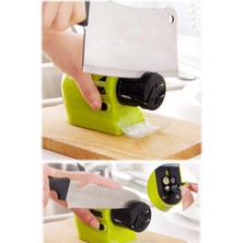 Munico Çok Fonksiyonlu Bıçak Makas Bileme Aleti Otomatik Pilli Kullanışle Tüm Bıçaklara Uyumlu Bıçaklık Pro