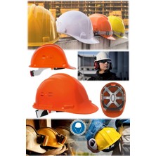 Munico Turuncu Ayarlı Ustabaşı Şık Kalite Kontrol Ekibi Bareti Profesyonel Iş Güvenlik Baret Konforlu