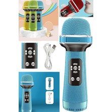 Munico Yeni 3'ü 1 Arada Kablosuz Bluetooth Karaoke Ktv Mikrofon El Tipi Kablosuz Kayıt Oynatıcı Cihaz