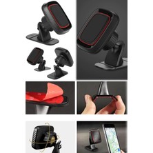 Munico Manyetik Araba Telefon Tutucu Standı 360 Derece Mobil Hücre Hava Havalandırma Mıknatısı Montaj