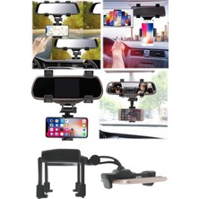 Munico Dikiz Tutucu Dağı Teleskopik Evrensel ° Aynalı Telefon Tutucu Araba Tel Gps Döner   Için Ideal Seçim