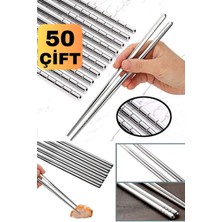 Munico Yıkanabilir Çubuğu Çin Çin 50 Yapmaz Paslanmaz Koku Taşınabilir Chopstick Çelik Me  Için Ideal Seçim