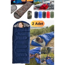 Munico 2 Adet Profesyonel Spor Outdoor Uyku Tulumu Sıcak Tutan Kamp 190X70 cm Her Bedene Uyumlu Tulum Kamp