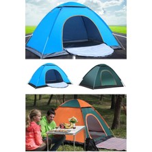 Munico 4 Kişilik Su Geçirmez Ultra Hafif Outdoor 200X200 cm Kamp Gezici Çadırı Profesyonel Rüzgar Emici Pro