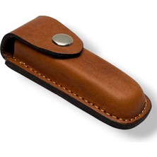 Çarşıbaşı41 Deri Çakı Kılıfı Bıçak Kılıfı No:0 Kahverengi (Kapalı Hali 7cm - 8cm Arası Çakılar Içindir)