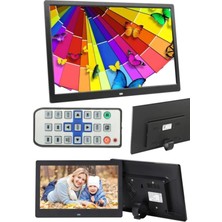 Munico 10 Inç LCD Geniş Ekran Dijital Fotoğraf Çerçevesi Elektronik Resim Video Oynatıcı Hd Kumandalı Table