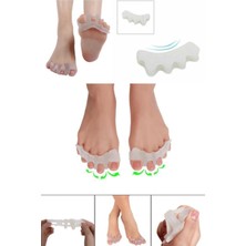 Munico Ayak Bakım Araçları Hizalama Ayak Parmakları Hafifletici Ağrı Düzeltici Silikon Ayak Parmağı Ayırıcı