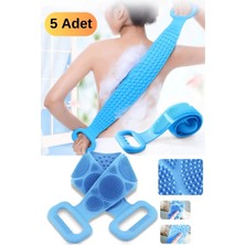 Munico 5 Adet Duş & Banyo Masaj Etkili Vücüt Sırt ve Tüm Vücut Yıkama Lifi Fırça Duş Lifi Silikon Kesesi
