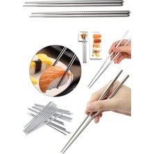 Munico Paslanmaz 5 Kaymaz Çift Chopstick Profesyonel Çin Şık Çubuklar Tasarım Hashi Suşi   Için Ideal Seçim