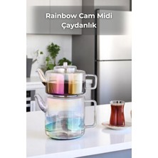 UltraMint Cam Midi Çaydanlık, 1,75 Lt ve 1,1 Lt, Isıya Dayanıklı, Şık Tasarım