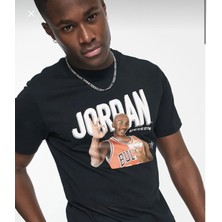 Nike Michael Air Jordan Wheaties Flight Mvp Siyah Erkek T-Shirt DV8434-010