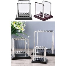 Munico Ev Ofis Dekorasyonu Küçük Boy Newton Masa Masa Süsü Metal Sarkaç Topu Fizik Sarkaç Çelik Denge Topu