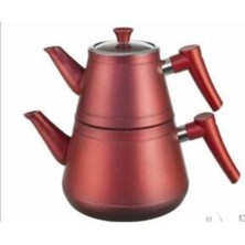 UltraMint Bordo Renkli Dayanıklı Granit Çaydanlık, Şık ve Kullanışlı Tasarım