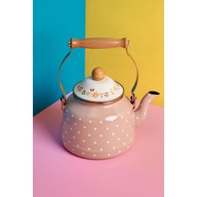 UltraMint Şık Emaye Demlik 2.5 Lt, Sağlam ve Dayanıklı Tasarım