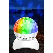 Munico Rgb Disco Toplu Bluetooth Hoparlör Hem Eğlence Lambası Hem Hoparlör Kablosuz Parti Eğlence Speaker