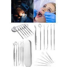 Munico Diş Aynası Ölçekleyici Tartar Sökücü Diş Hekimliği Ekipmanları Diş Beyazlatma Kiti Diş Hijyeni Seti