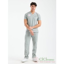 Erkek Gri Renk Hastane Forması