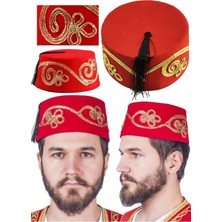 Munico Her Eve Lazım Osmanlı Torunu Kırmızı Renk Osmanlı Fesi Şapka Ottoman Empire Türk Fesi Kırmızı Kalite