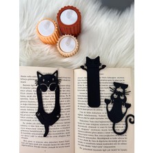 Todekora Kedi Figürlü 3’lü Kitap Ayracı Seti – Sevimli ve Eğlenceli Okuma Arkadaşı