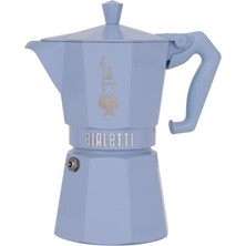 UltraMint Moka Express Excl. Mavi 6 Cup, Şık ve Dayanıklı Kahve Makinesi