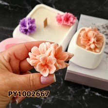 Poyrish 1187 - Silikon Kalıp Mum Kalıbı - Çiçek Buketi