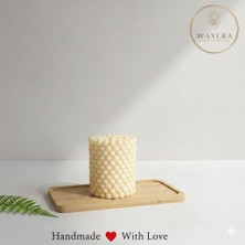 Waxera El Yapımı Soya Wax Estetik Bubble (Baloncuk) Mum
