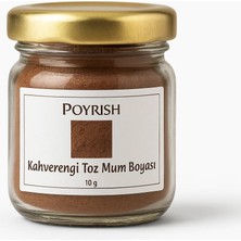 Poyrish Kahverengi Toz Mum Boyası 10 gr