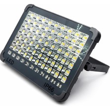 farissu Solar LED Projektör - 5 Farklı Aydınlatma Modu, IP66 Su Geçirmez, Type-C Şarjlı Kamp ve Bahçe Lambası