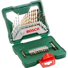 Bosch Home And Garden X/line 30 Parça Titanyum Aksesuar Seti, Matkap Uçları, Vidalama Uçları, Üniver