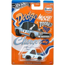 Hot Wheels Silver Series Tooned Gulf Racing - 70 Dodge Charger JCB63