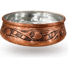 El Yapımı Işlemeli Bakır Çerezlik, Kahvaltılık Seti 3'lü