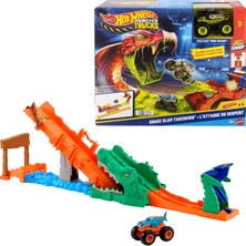 Hot Wheels Monster Trucks Timsahı Devir Oyun Seti JJN45