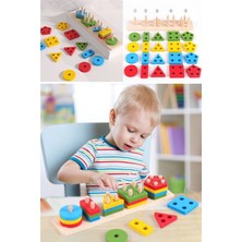 Munico Tatlı Sıralama Istifleme Oyunu Akıl Eğlence Için Eğlence Sembol Ahşap Geçirmeli Be  Için Ideal Seçim