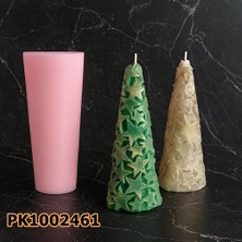 Poyrish 1130 - Silikon Kalıp Mum Kalıbı - Yıldızlı Çam Ağacı