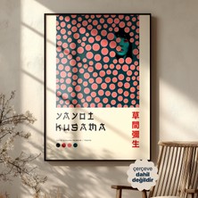 Persona Istanbul Yayoi Kusama "pink Obsession" - Tokyo Müzesi Sergi Posteri (Çerçevesiz)