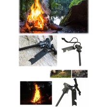 Munico Kampta Çakmak Yerine Kullanan Magnezyum Şerit Çakmak Taşınabilir Sınırsız Ateşleme Aracı Profesyonel