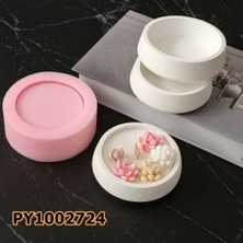 Poyrish 1205 - Silikon Kalıp Mum Kalıbı - Küçük Boy Yuvarlak Çanak