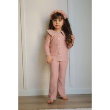 Asortix Kız Çocuk Bebe Yaka Detaylı Ikili Set – V003-JLB-008