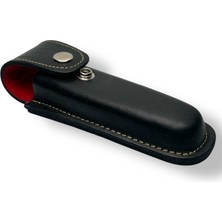 Çarşıbaşı41 Deri Çakı Kılıfı Bıçak Kılıfı No:6 Siyah (Kapalı Hali 12CM - 15.5cm Arası Çakılar Içindir)