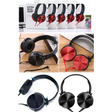 Munico Gamer Music 3.5mm Kulaklık Pc / Telefon Uyumlu Metal Yuvarlak Bass Kulaklık Katlanabilir Spor Fitnes