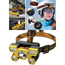 Munico LED Far Güçlü Işık Süper Parlak Kafaya Monte El Feneri Şarj Edilebilir Gece Işık Kaynağı Kamp Feneri