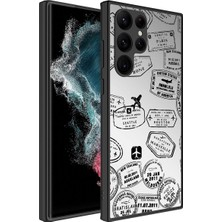 ZM Store Galaxy S23 Ultra Uyumlu Kılıf Aynalı Desenli Parlak Mirror Kapak