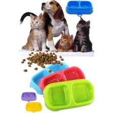 Munico Için Mama Adet Hayvanlara Boy Kabı ve 3 Köpek Pro Bölmeli Iki Kabı Sokak Kedi Hayv  Için Ideal Seçim