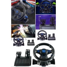 Munico Pratik 180 Derece Döndürme Oynama Rahat Kavrama Direksiyon Simidi Gamepad Kontrol Cihazı Ps4 Pc Için